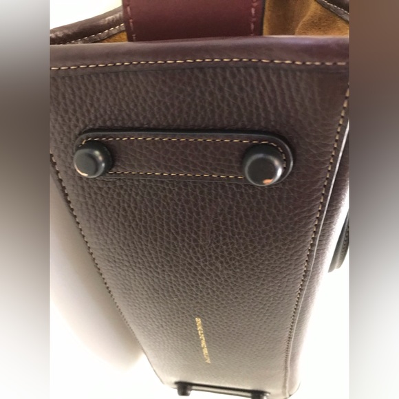Coach 1941 Rogue in Oxblood Whipstitch Handles Suede 3-Way Carry Rare 58116 - Picture 5 of 16